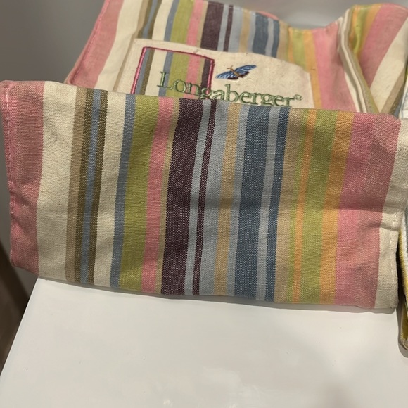 Longaberger Cloth Bag Set of 2 - Picture 11 of 14